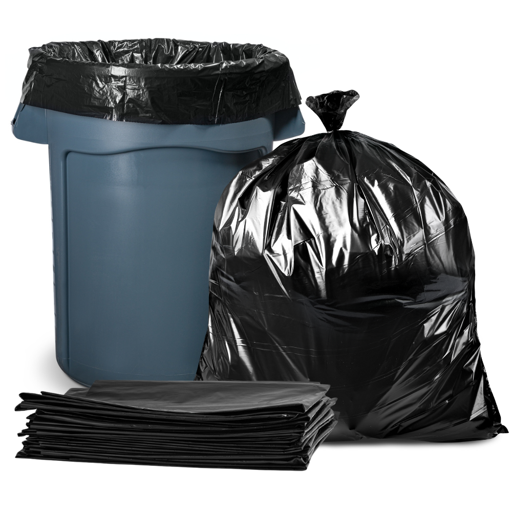 Tasker Black 40-45-gallon Trash Bag