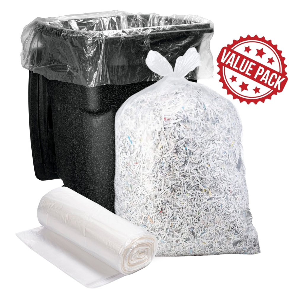 55-60 Gallon Heavy Duty Value Pack Clear Trash Bag
