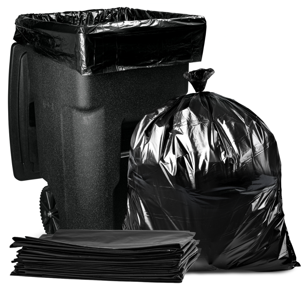 Tasker Black 55-60-gallon Trash Bag