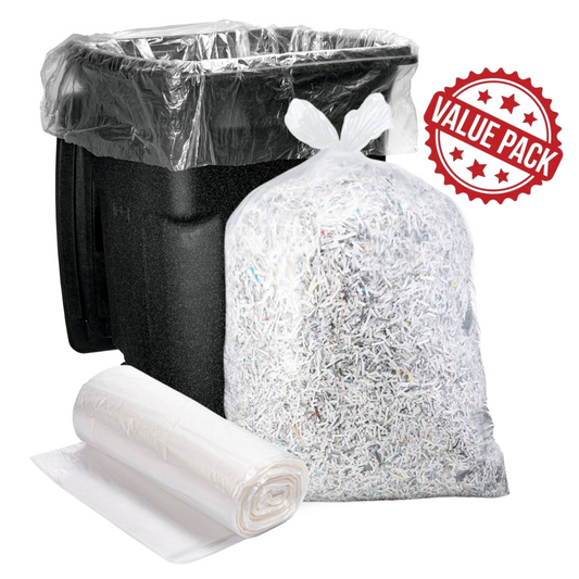 55-60 Gallon Heavy Duty Value Pack Clear Trash Bag